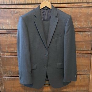 Jos. A. Bank Gray Wool Suit 38R